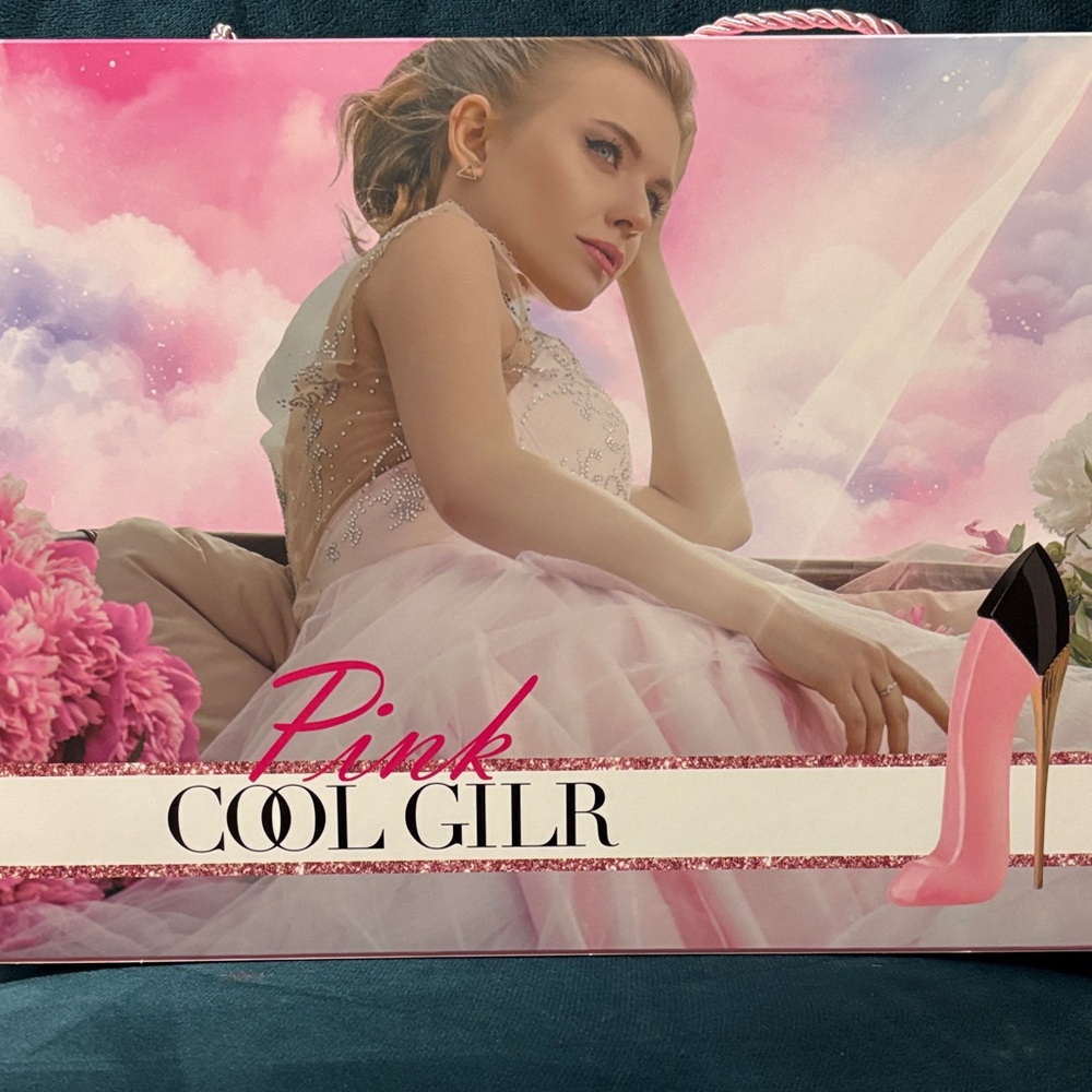 PINK and Black Heel